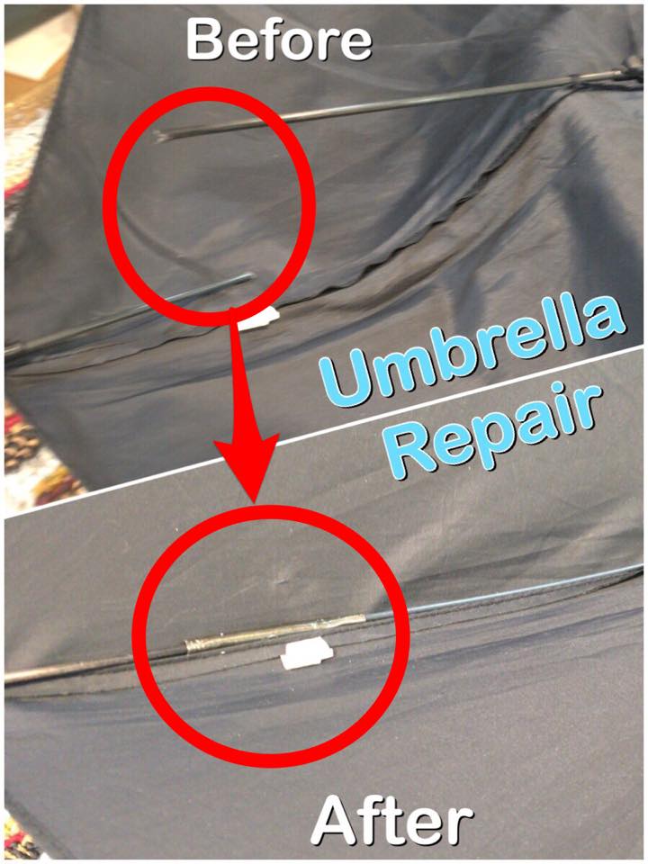 折りたたみ傘修理